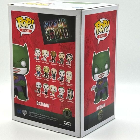 The Joker As Batman POP Funko #188 SDCC 2017 Suicide Squad Exclusive - Picture 4 of 4